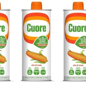 3 x Olio Cuore Italian Corn Oil Frying 1L
